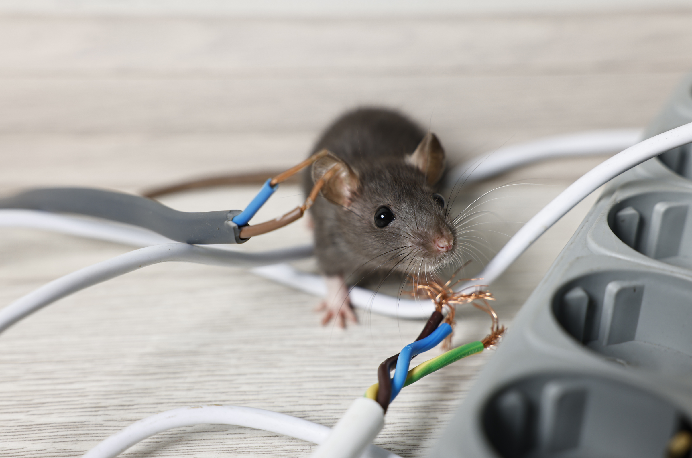 rodent chewing wires